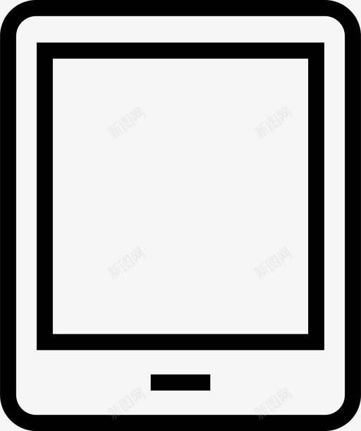 ipad商务平板电脑图标svg_新图网 https://ixintu.com ipad 商务 工作 平板电脑
