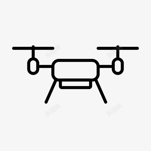 无人机空中飞机直升机图标svg_新图网 https://ixintu.com 技术创新 无人机 直升机 空中飞机