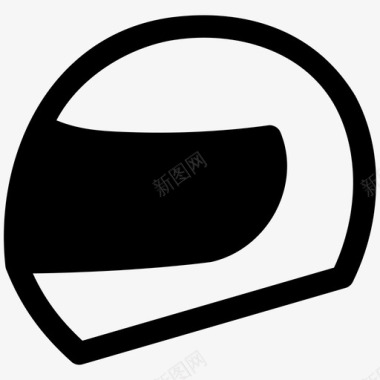 头盔驾驶员摩托车图标图标