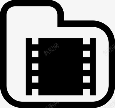 文件夹电影视频图标图标
