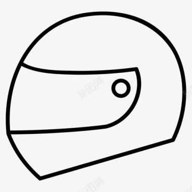 头盔驾驶员摩托车图标图标