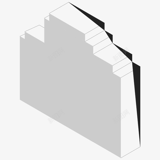 建筑住宅iso图标svg_新图网 https://ixintu.com iso 住宅 建筑 房地产 等轴测