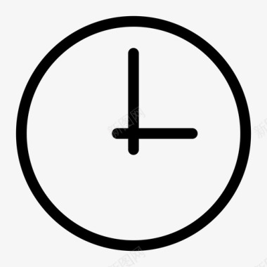 时钟分钟时间图标图标