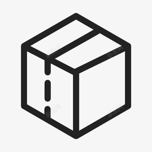 包装箱物流图标svg_新图网 https://ixintu.com 包装 物流 箱 运输