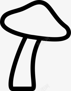 蘑菇食用菌木耳图标图标