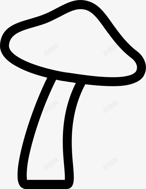 蘑菇食用菌木耳图标svg_新图网 https://ixintu.com 木耳 蘑菇 食用菌