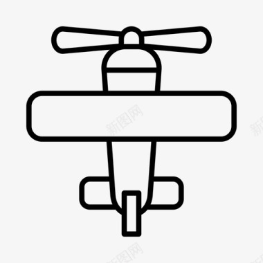 玩具飞机婴儿儿童图标图标