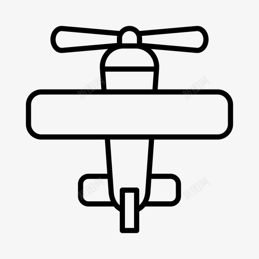 玩具飞机婴儿儿童图标svg_新图网 https://ixintu.com 儿童 婴儿 幼儿 玩具飞机