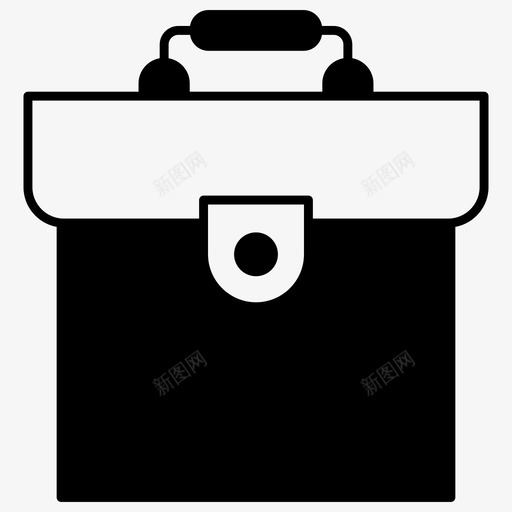 公文包包商务图标svg_新图网 https://ixintu.com 公文包 包 商务 商务和财务卷2字形 工作 财务