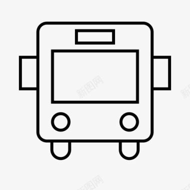 巴士假日信息图表图标图标