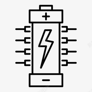电池电路电子图标图标