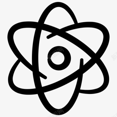 科学原子科学课图标图标