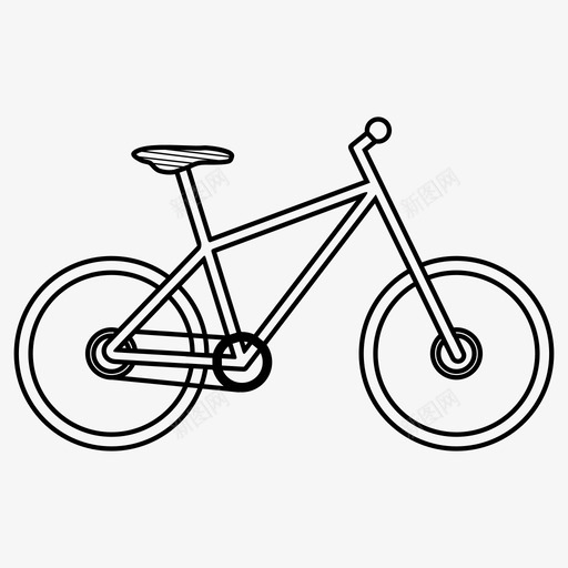 自行车越野图标svg_新图网 https://ixintu.com 自行车 越野