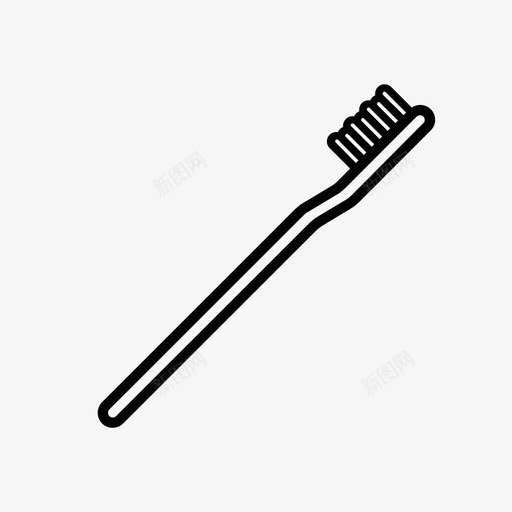 牙刷清洁牙科图标svg_新图网 https://ixintu.com 口腔b 口香糖 浴室 清洁 牙刷 牙科 牙齿