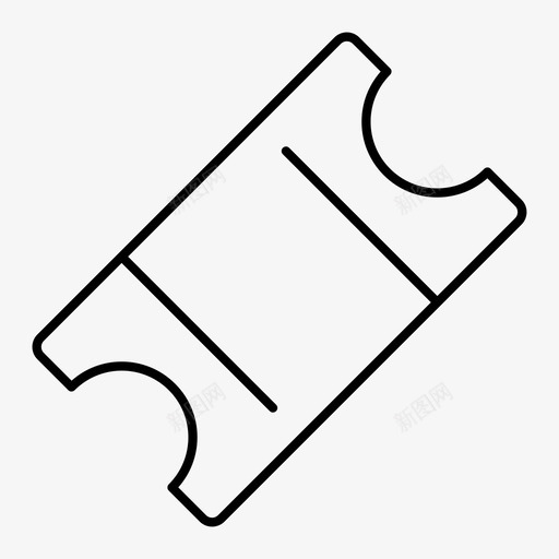 机票优惠券折扣图标svg_新图网 https://ixintu.com 优惠券 折扣 旅游 机票 购物 购物和零售