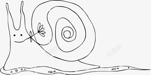 蜗牛花动物图标图标