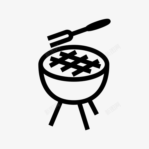烧烤烹饪肉类图标svg_新图网 https://ixintu.com 我们如何烹饪 烧烤 烹饪 聚会 肉类