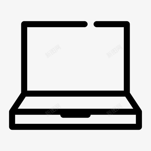 笔记本电脑电脑转发图标svg_新图网 https://ixintu.com macbook 电脑 硬件缺口介质 笔记本电脑 网络摄像头 转发