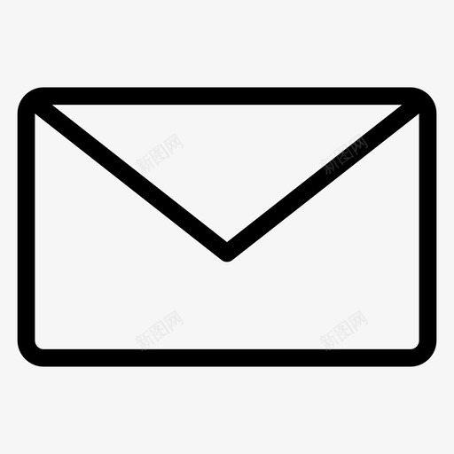信件信封邀请图标svg_新图网 https://ixintu.com ios和android 信件 信封 帖子 消息 邀请