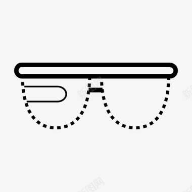 眼镜控制器谷歌图标图标