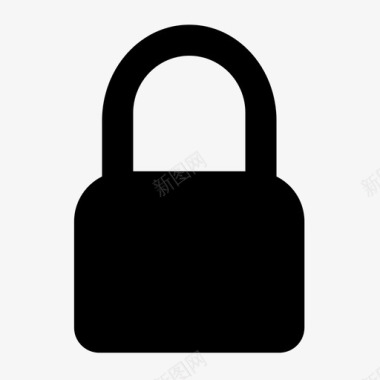 关闭锁密码受保护图标图标
