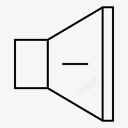 体积减少体积减减少图标高清图片