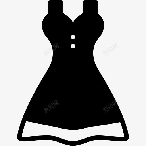 衣服女士穿图标svg_新图网 https://ixintu.com 女士 穿 衣服