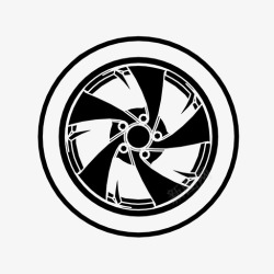 轮毂盖车轮汽车轮胎定制图标高清图片
