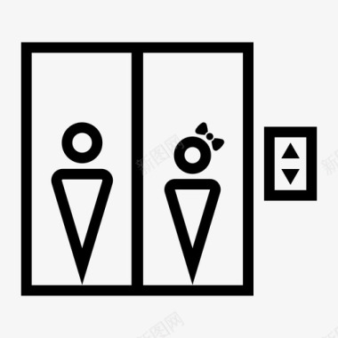 电梯楼下楼上图标图标