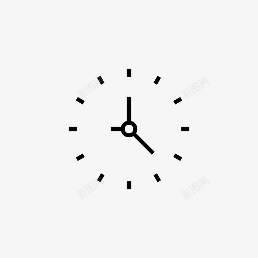 时间时钟小时图标svg_新图网 https://ixintu.com 各种各样的网络图标 小时 手表 时钟 时间 重新安排