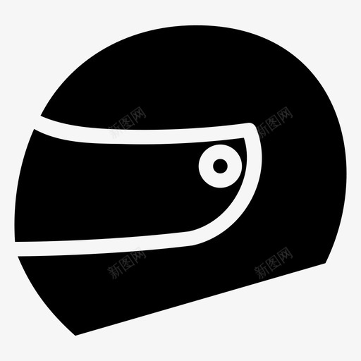 头盔驾驶员摩托车图标svg_新图网 https://ixintu.com 头盔 安全 摩托车 防护 驾驶员 骑行