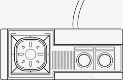 器主世嘉主系统控制器主系统视频游戏设备图标高清图片