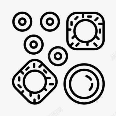 寿司食品日式图标图标