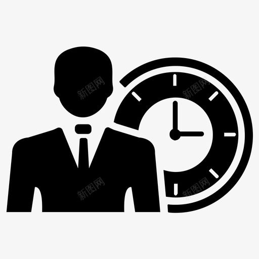 时间管理预约截止日期图标svg_新图网 https://ixintu.com 事件 人力资源管理集3 工作 截止日期 时间管理 时间表 预约