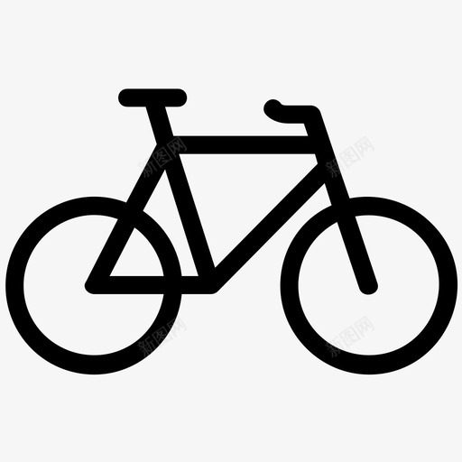 自行车山地自行车运动图标svg_新图网 https://ixintu.com 山地自行车 自行车 运动