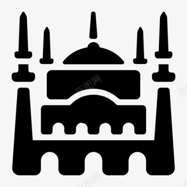 泰姬陵印度纪念碑图标图标