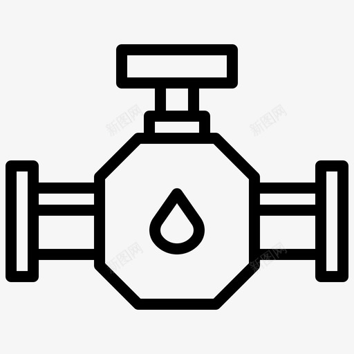 石油阀门能源工业图标svg_新图网 https://ixintu.com 工业 炼油厂 石油工业 石油阀门 能源