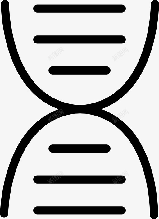 dna生物学分子图标svg_新图网 https://ixintu.com dna 分子 生物学 研究