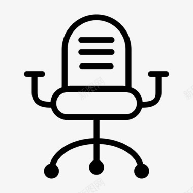 椅子扶手椅长椅图标图标