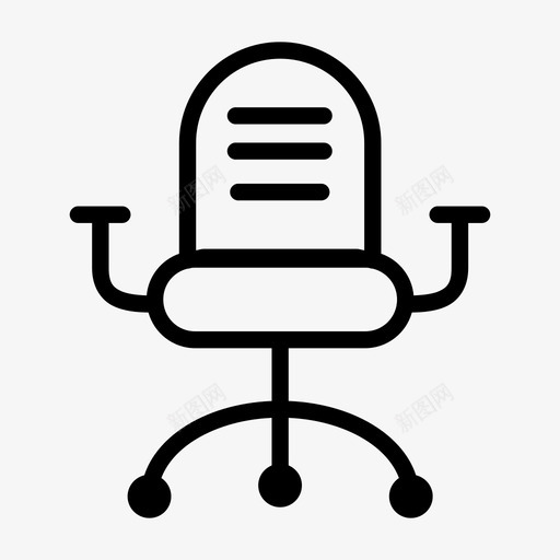 椅子扶手椅长椅图标svg_新图网 https://ixintu.com 升降椅 扶手椅 椅子 长椅