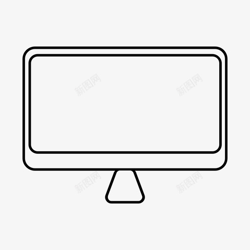 显示器macpc图标svg_新图网 https://ixintu.com mac pc 显示器 电子设备 电视