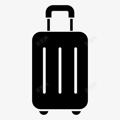 行李机场包图标svg_新图网 https://ixintu.com 包 手提箱 旅行 机场 行李