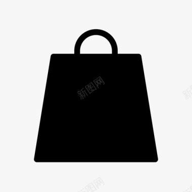 购物袋纸纸袋图标图标