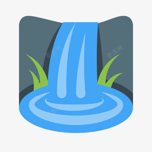 Waterfallsvg_新图网 https://ixintu.com Waterfall