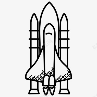 航天飞机导弹轨道航天器图标图标