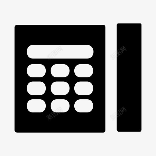 电话通讯移动电话图标svg_新图网 https://ixintu.com 电话 移动电话 通讯