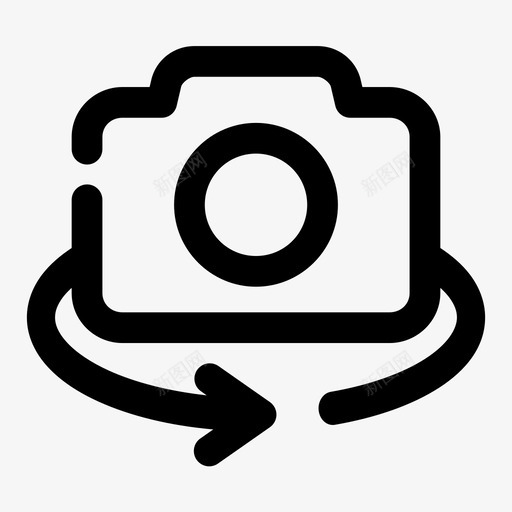 旋转相机数码相机镜头图标svg_新图网 https://ixintu.com thineo相机和图片 摄影 数码相机 旋转相机 镜头
