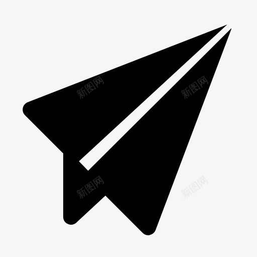 火箭纸纸火箭图标svg_新图网 https://ixintu.com 发送 接口 火箭 纸 纸火箭