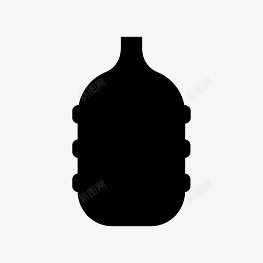 加仑瓶饮料家居用品图标svg_新图网 https://ixintu.com 加仑瓶 厨房 家居用品 水 饮料
