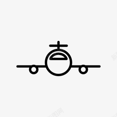 飞机航空运输喷气式飞机图标图标